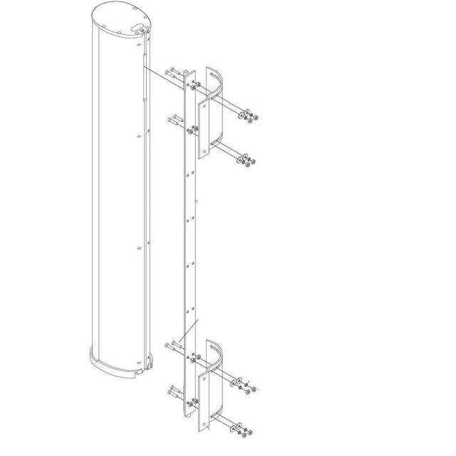 Biamp Desono ENT-PB ENTASYS Pan-Bracket (White) - 911.0980.900 - Creation Networks
