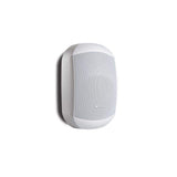 Biamp Desono MASK6CT 6.5" design two-way surface mount loudspeaker, 70 - 100 volt / 60 watts or 16 ohms / 200 watts, CLICKMOUNT bracket and safety cable included (Pair, White) - 911.0644.900 - Creation Networks