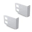 Biamp Desono MASKCL L-shaped side bracket for MASK4C(T) MASK6C(T) (Pair, White) - 911.0678.900 - Creation Networks