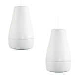 Biamp Desono P6 Pendant, Indoor/Outdoor 6.5" Coaxial Loudspeaker, Raindrop Profile (Pair, White) - 911.0922.900 - Creation Networks