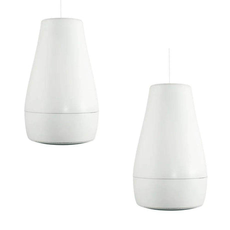 Biamp Desono P6 Pendant, Indoor/Outdoor 6.5" Coaxial Loudspeaker, Raindrop Profile (Pair, White) - 911.0922.900 - Creation Networks