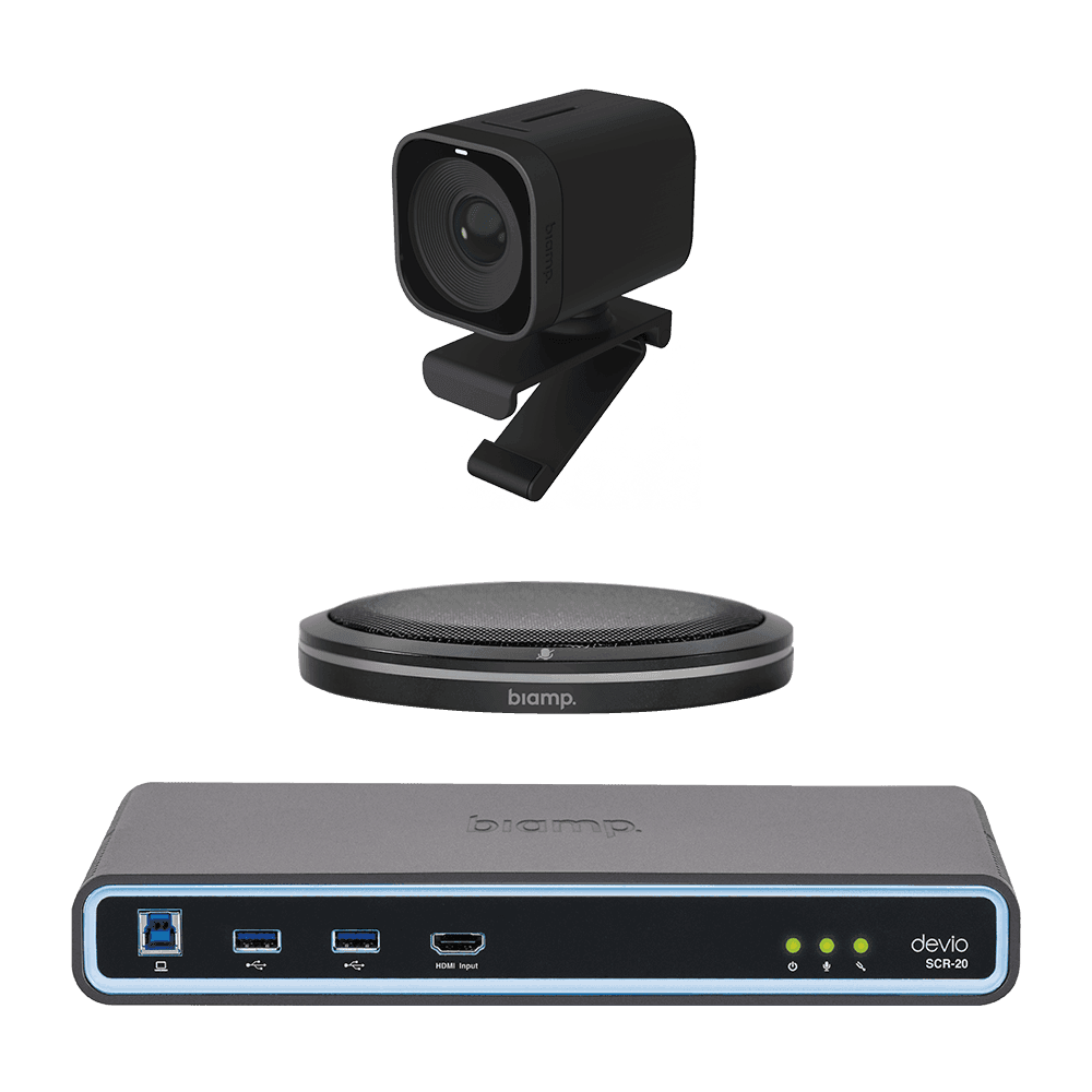 Biamp Devio MRB-S-SCR20-TX Small Meeting Room bundle - 950.0004.900 - Creation Networks