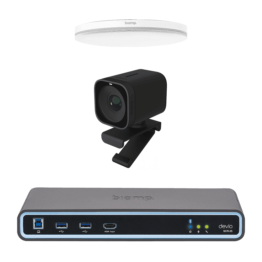 Biamp Devio MRB-S-SCR25-CX Small Meeting Room bundle - 950.0008.900 - Creation Networks