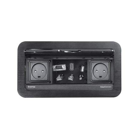 Biamp EasyConnect EC-P-US Cable box, 2 US power connectors - 910.1975.900 - Creation Networks