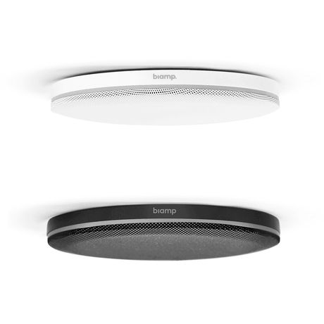 Biamp Parlé TCM-1EX Expansion Beamtracking Pendant Microphone, White - Creation Networks