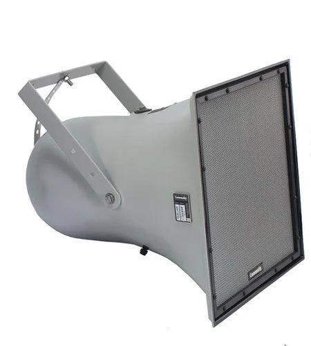 Biamp R1-66Z 12" 2-Way Horn-Loaded Speaker with 60x60 Dispersion, Weather Resistant, Gray - Creation Networks