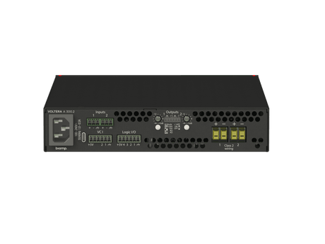 Biamp Voltera A 300.2 Two-channel, 300-watt analog amplifier - 911.1948.900 - Creation Networks