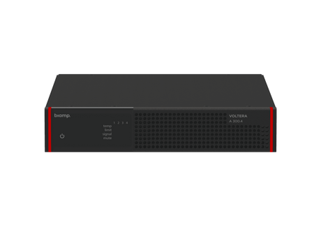 Biamp Voltera A 300.4 Four-channel, 300-watt analog amplifier - 911.1949.900 - Creation Networks