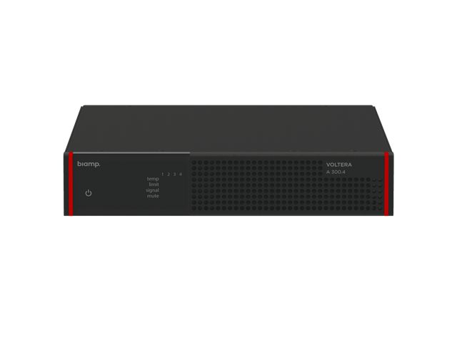 Biamp Voltera A 300.4 Four-channel, 300-watt analog amplifier - 911.1949.900 - Creation Networks