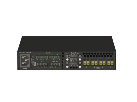 Biamp Voltera A 300.4 Four-channel, 300-watt analog amplifier - 911.1949.900 - Creation Networks