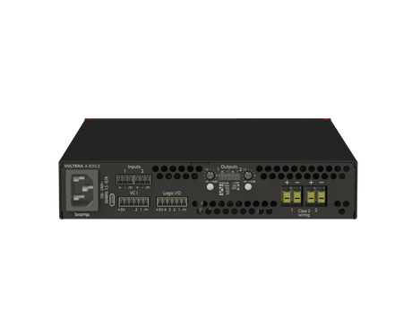 Biamp Voltera A 600.2 Two-channel, 600-watt analog amplifier - 911.1946.900 - Creation Networks