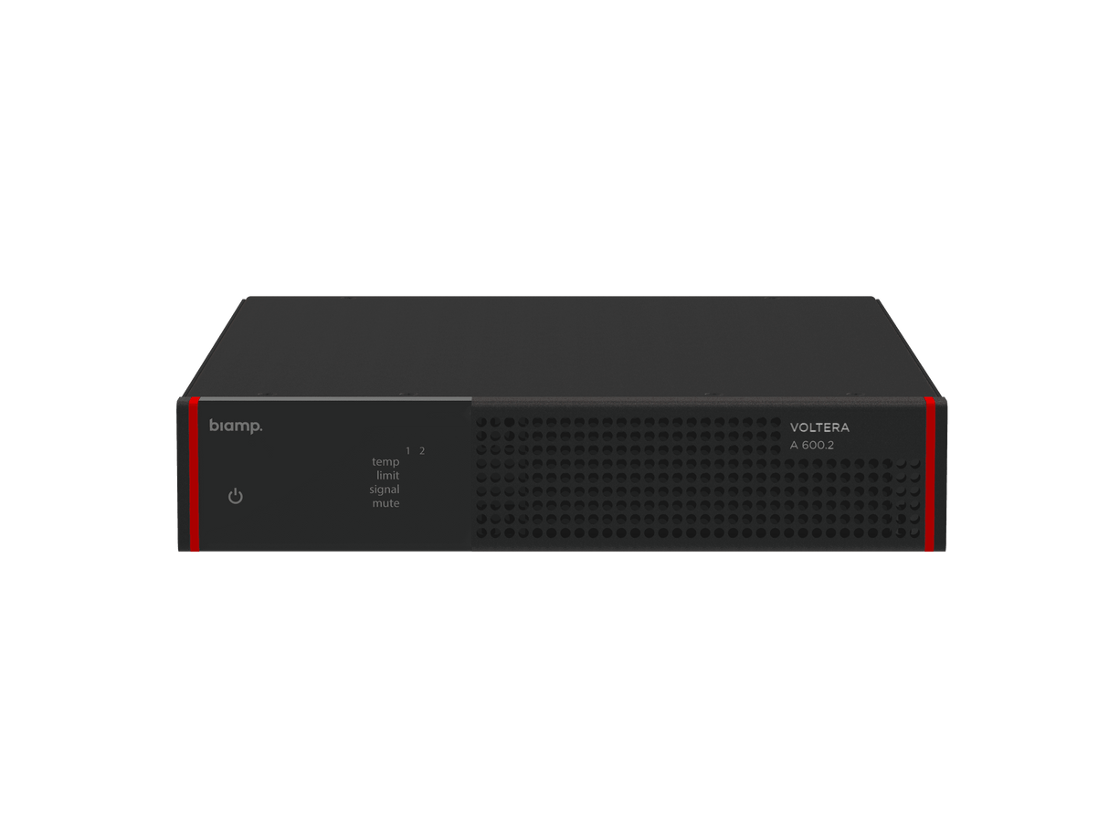 Biamp Voltera A 600.2 Two-channel, 600-watt analog amplifier - 911.1946.900 - Creation Networks