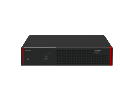 Biamp Voltera A 600.2 Two-channel, 600-watt analog amplifier - 911.1946.900 - Creation Networks