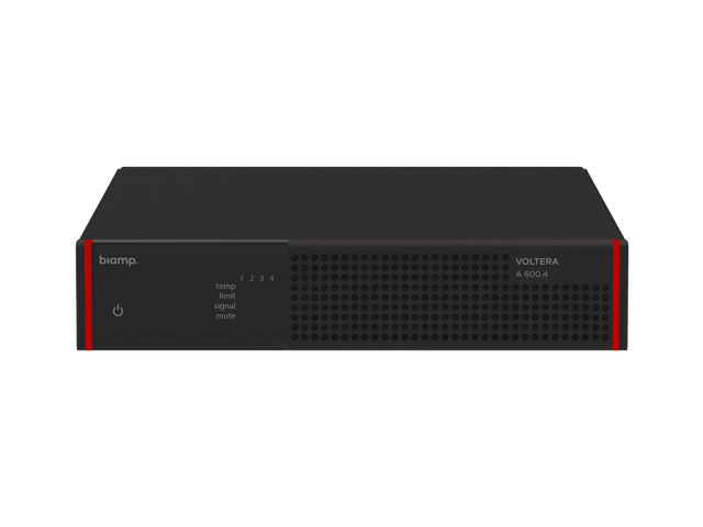 Biamp Voltera A 600.4 Four-channel, 600-watt analog amplifier - 913.1947.900 - Creation Networks