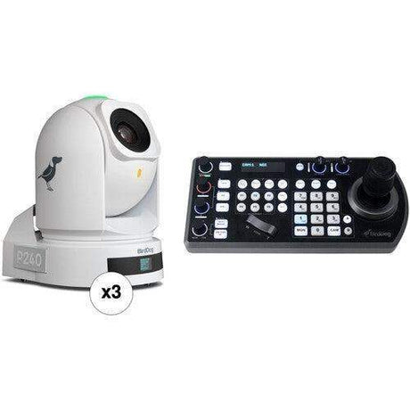 BirdDog P240 40X Full NDI PTZ 3-Camera Bundle (White) - BDP240BUNDLE-WWW - Creation Networks