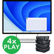 BirdDog VideoWall Software with 4 x PLAY 4K NDI Players Kit - BDVW-4PACK - Creation Networks