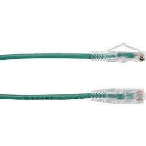 Black Box C6APC28-GN-10 10FT GREEN CAT6A SLIM 28AWG PAT CH CABLE 500MHZ UTP CM SNAGLESS - Creation Networks