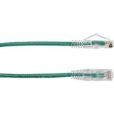 Black Box C6APC28-GN-10 10FT GREEN CAT6A SLIM 28AWG PAT CH CABLE 500MHZ UTP CM SNAGLESS - Creation Networks