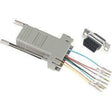 Black Box FA756 8-WIRE MODULAR ADAPTER KIT DB9 FEMALE TO RJ45 FEMALE - Creation Networks