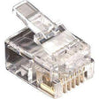 Black Box FMTP611-10PAK RJ11 UNSHIELDED MODULAR PLUG 6- WIRE 10-PACK - Creation Networks