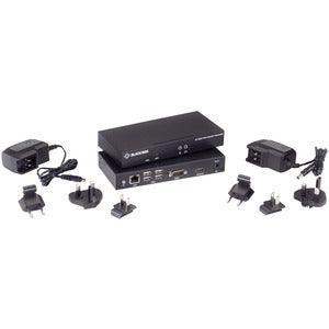 Black Box KVXLCH-100 KVM Extender CATx - 4K SH HDMI USB 2.0 Serial Audio Local Video - Creation Networks