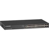 Black Box LPB3028A MGD POE+ SWITCH - 24 10/100/ 1000 RJ45 POE+ 4 100/1000 SFP+ - Creation Networks