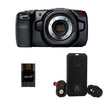 Blackmagic Pocket Cinema Camera 4K & Exascend Gecko Portable 2TB SSD with Free SD Card Reader Bundle - Creation Networks