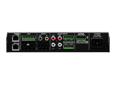 Blaze Audio PowerZone Connect 122D - 125 W DSP-enabled Class-D amplifier with 2 channels and Dante - UBX-888-026 - Creation Networks