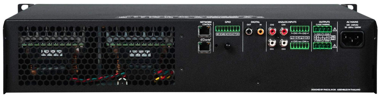 Blaze Audio PowerZone Connect 2004D - 2000W max 4-channel Dante-enabled networkable matrix smart amplifier - LBX-888-007 - Creation Networks
