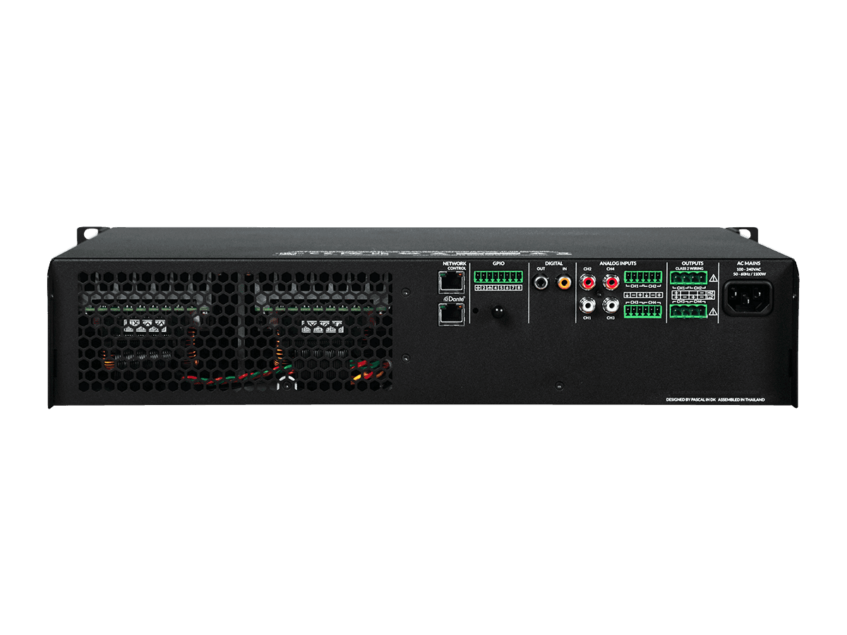 Blaze Audio PowerZone Connect 3004D - 3000 W DSP-enabled Class-D amplifier with 4 channels and Dante - LBX-888-008 - Creation Networks
