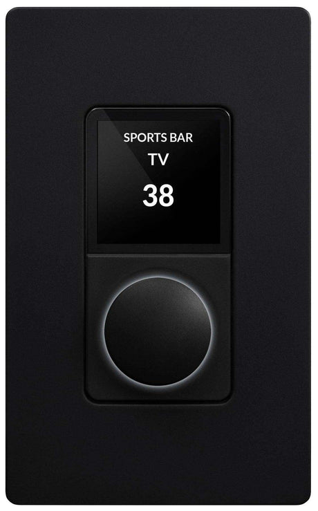 Blaze Audio Wall-S1-B-US Single Gang Networked Smart Controller (Black) - BGM-888-004 - Creation Networks