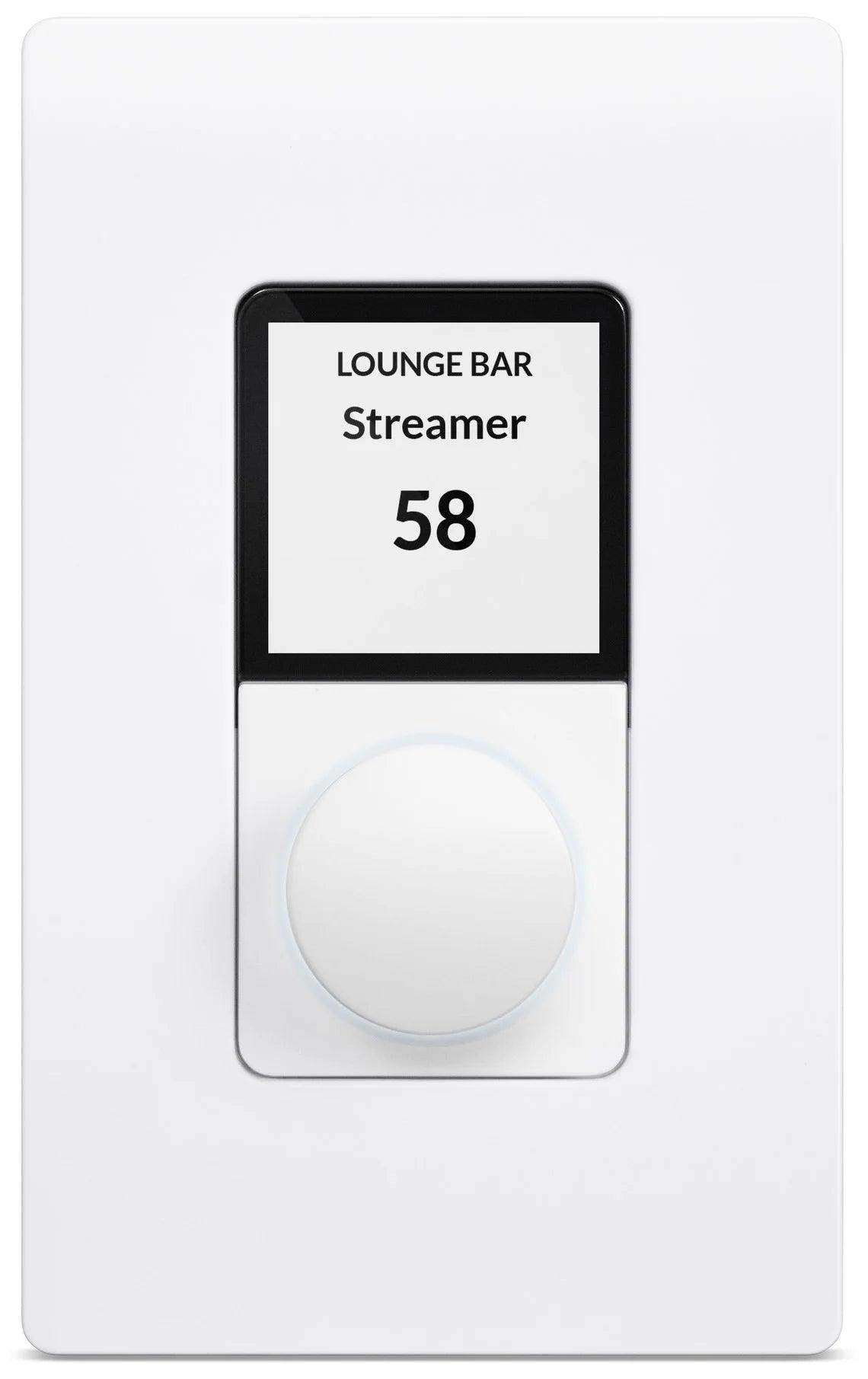 Blaze Audio Wall-S1-W-US Single Gang Networked Smart Controller (White) - BGM-888-003 - Creation Networks