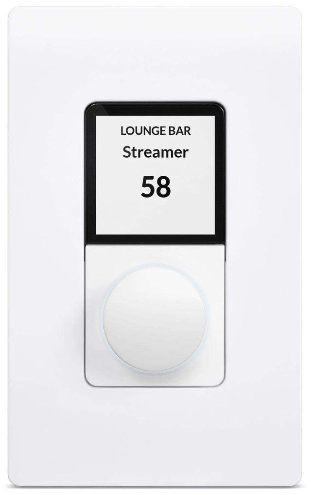 Blaze Audio Wall-S1-W-US Single Gang Networked Smart Controller (White) - BGM-888-003 - Creation Networks