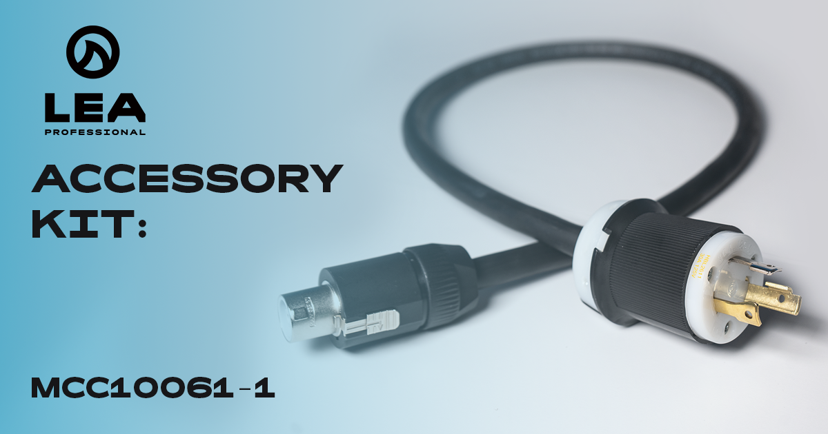 LEA Professional MCC10061-1 – 32A PowerCon to L5-30P Power Cord for CS1504/CS1504D Audio Accessories LEA Professional