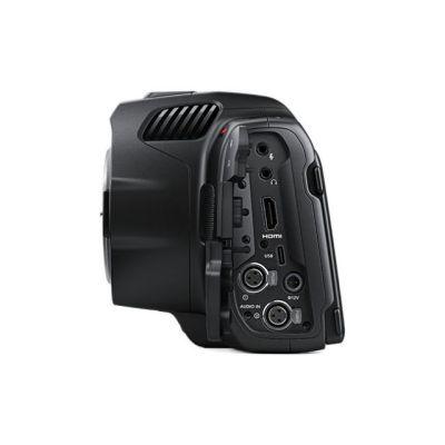 Blackmagic Design Pocket Cinema Camera 6K Pro & AZDEN Professional Compact Cine Mic with Mini-XLR Output Bundle