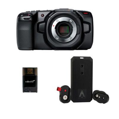 Blackmagic Pocket Cinema Camera 4K & Exascend Gecko Portable 2TB SSD with Free SD Card Reader Bundle