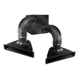James Loudspeaker PP12-2-M - Passive 12" Powerpipe, Aluminum Cabinet, Dual Hose Subwoofers James Loudspeaker