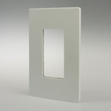 Draper Recharge Screwless Switch Cover Plate - White – C010.534 Projection Screens Draper