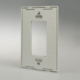Draper Recharge Screwless Switch Cover Plate - White – C010.534 Projection Screens Draper