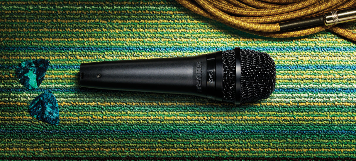 Shure PGA57-XLR Cardioid dynamic instrument microphone - XLR-XLR cable Microphones Shure
