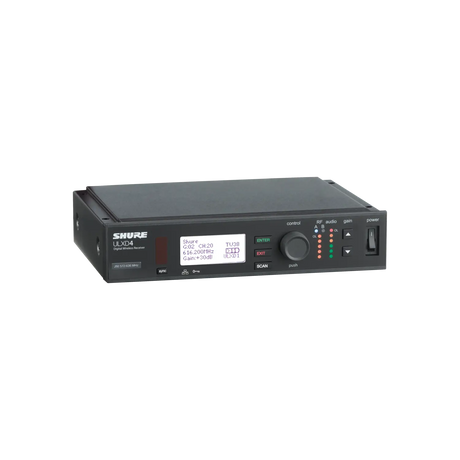 Shure Single Digital Wireless Receiver (530-602 MHz) - ULXD4GV=-H50 Audio Components Shure