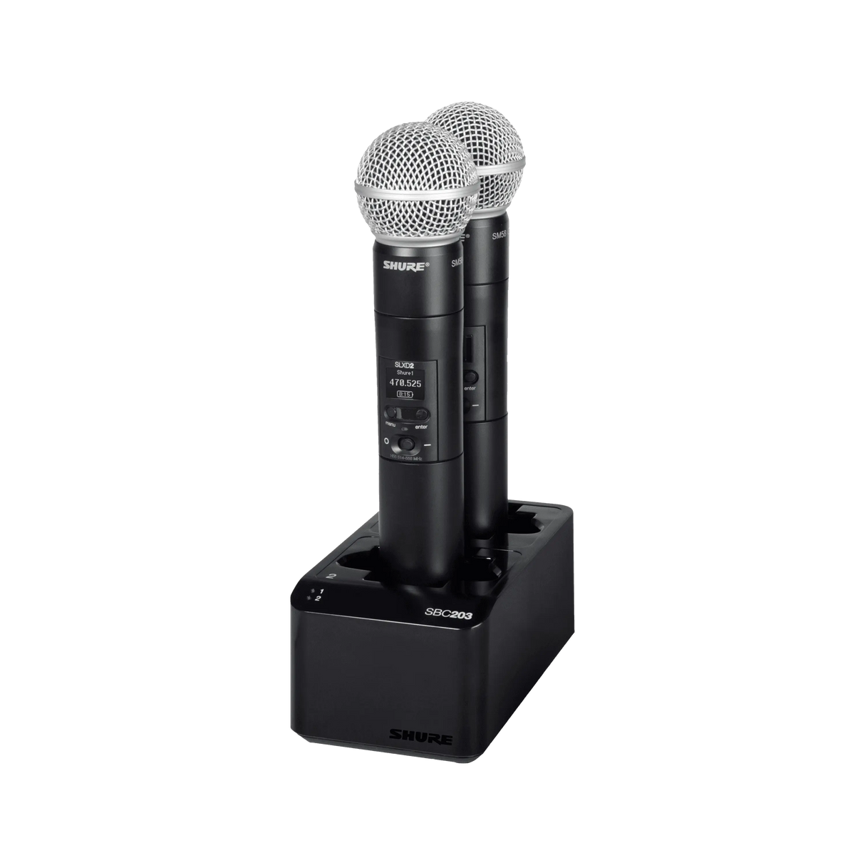 Shure SBC203-US Dual Docking Station for SLX-D transmitters and SB903 battery Battery Shure