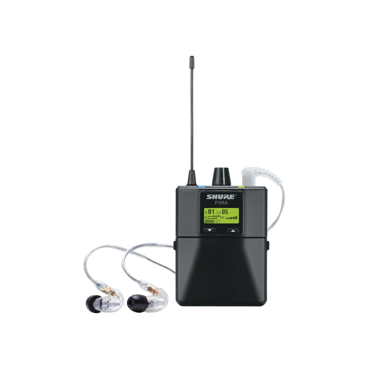 Shure P3RA Bodypack Receiver for PSM300 Systems Microphones Shure