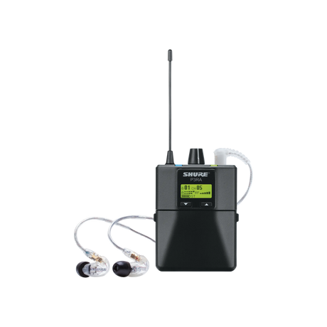 Shure P3RA Bodypack Receiver for PSM300 Systems Microphones Shure