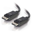 C2G 6ft DisplayPort™ Cable with Latches 8K UHD M/M - Black- CG54401 - Creation Networks