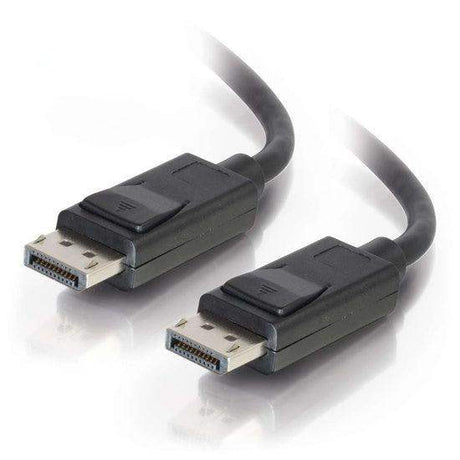 C2G 6ft DisplayPort™ Cable with Latches 8K UHD M/M - Black- CG54401 - Creation Networks
