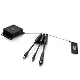 C2G C2G29995 Retractable Universal Mount 4K HDMI® Dongle Adapter Ring including Color Coded Mini DisplayPort™, DisplayPort, and USB-C® Adapters with Antimicrobial Technology - Creation Networks