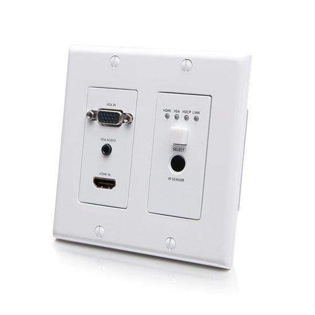 C2G C2G30017 HDBaseT HDMI VGA Wall Plate Transmitter - Creation Networks