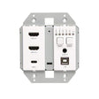 C2G C2G30019 HDBaseT Dual HDMI USBC Wall Plate TX - Creation Networks