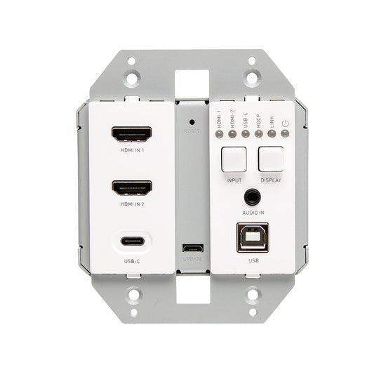 C2G C2G30019 HDBaseT Dual HDMI USBC Wall Plate TX - Creation Networks